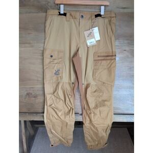 RevolutionRace Durable Pants Mens L 33/34 Dijon Multi Pocket Hiking Outdoor NWT